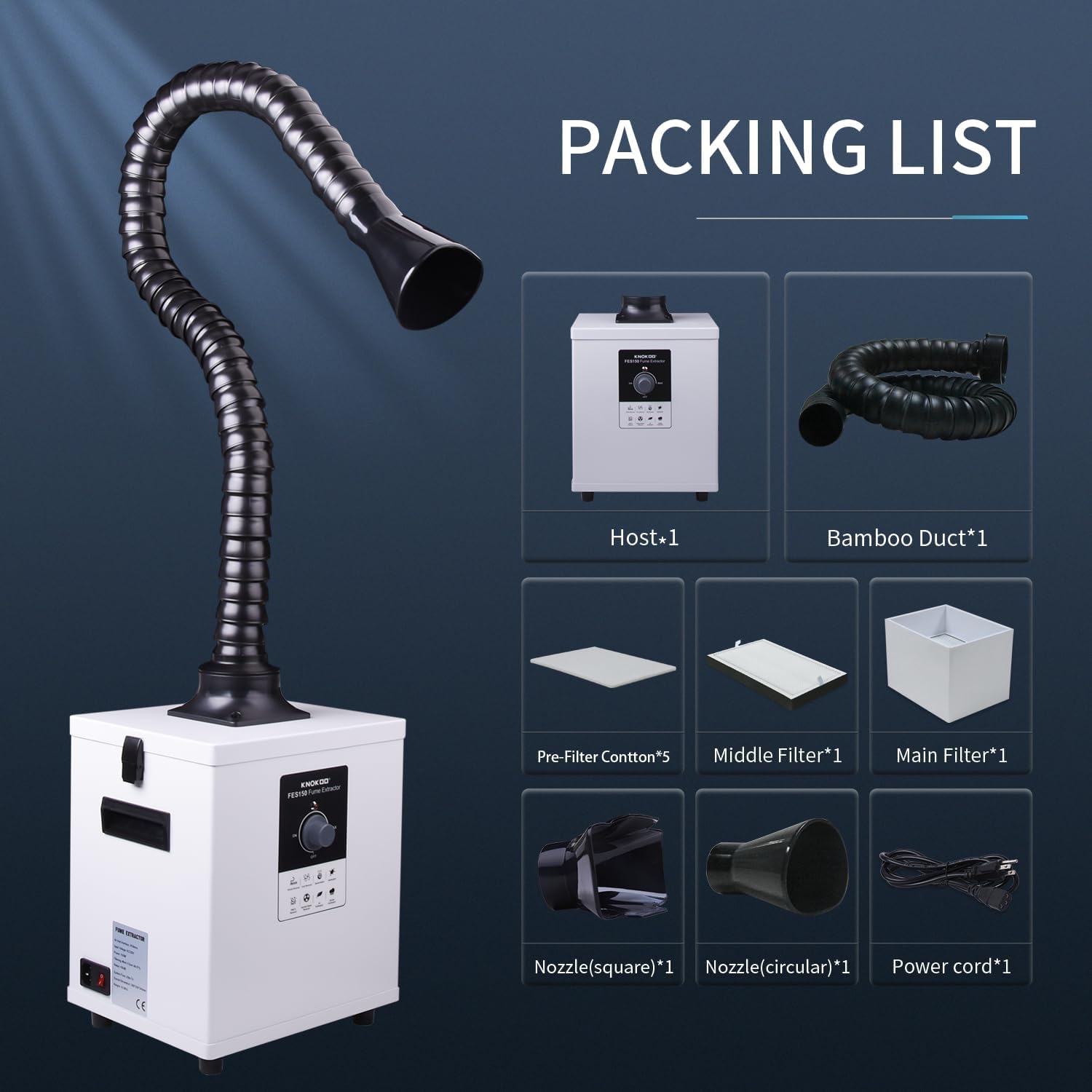 Odsysacz dymu do lutowania z 3 – Fume Extractor Laser recenzja i cena
