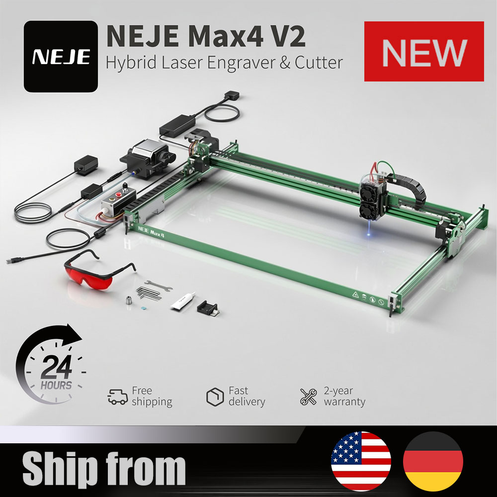 NEJE Max4 V2 E80 80W Laserowa  – Industrial Grade Laser Cutter recenzja i cena
