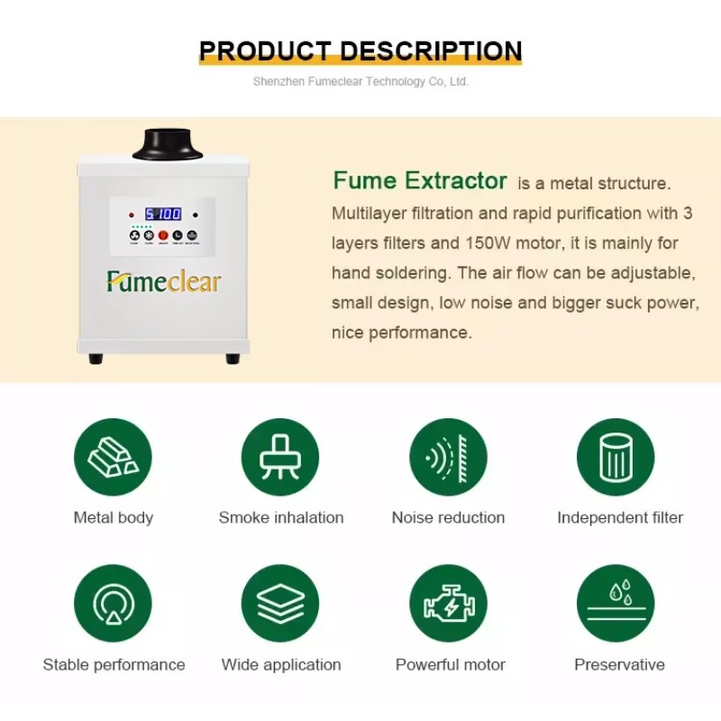 Fumeclear FC-150 Laserowy odsy – Fume Extractor Laser recenzja i cena