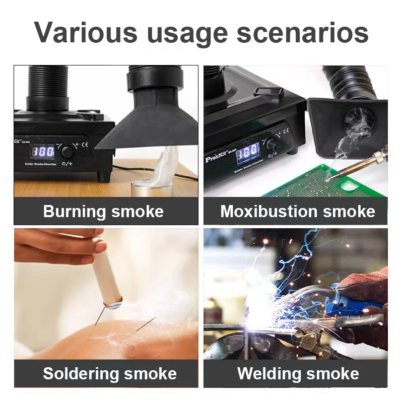 Ekstraktor dymu do stacji luto – Fume Extractor Laser recenzja i cena
